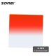 ZOMEI G Red Graduated Red Color Square Filter(Fit for Cokin Holder)